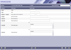 Standard search function