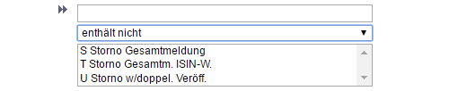 Option 2: enthält nicht Option 2: enthält nicht