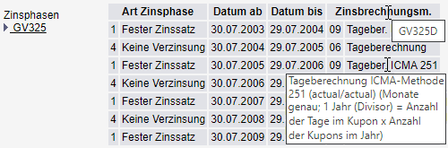 Tooltips in Verknüpfungsfeldern der Detailanzeige.