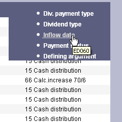The last column is replaced by another field.